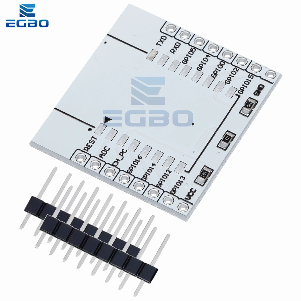 ‌ ESP8266 مجلس تطوير محول WiFi التسلسلي |   وحدة اندلاع عالمية لـ ESP-07/08/12E/12F مع 3.3 فولت/5 فولت