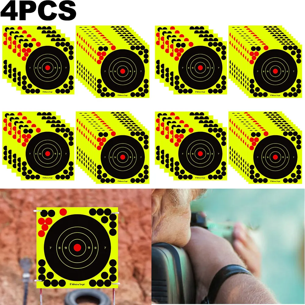 ورق إطلاق النار الهدف اللاصق مقاس 8 بوصات (40 قطعة) #1