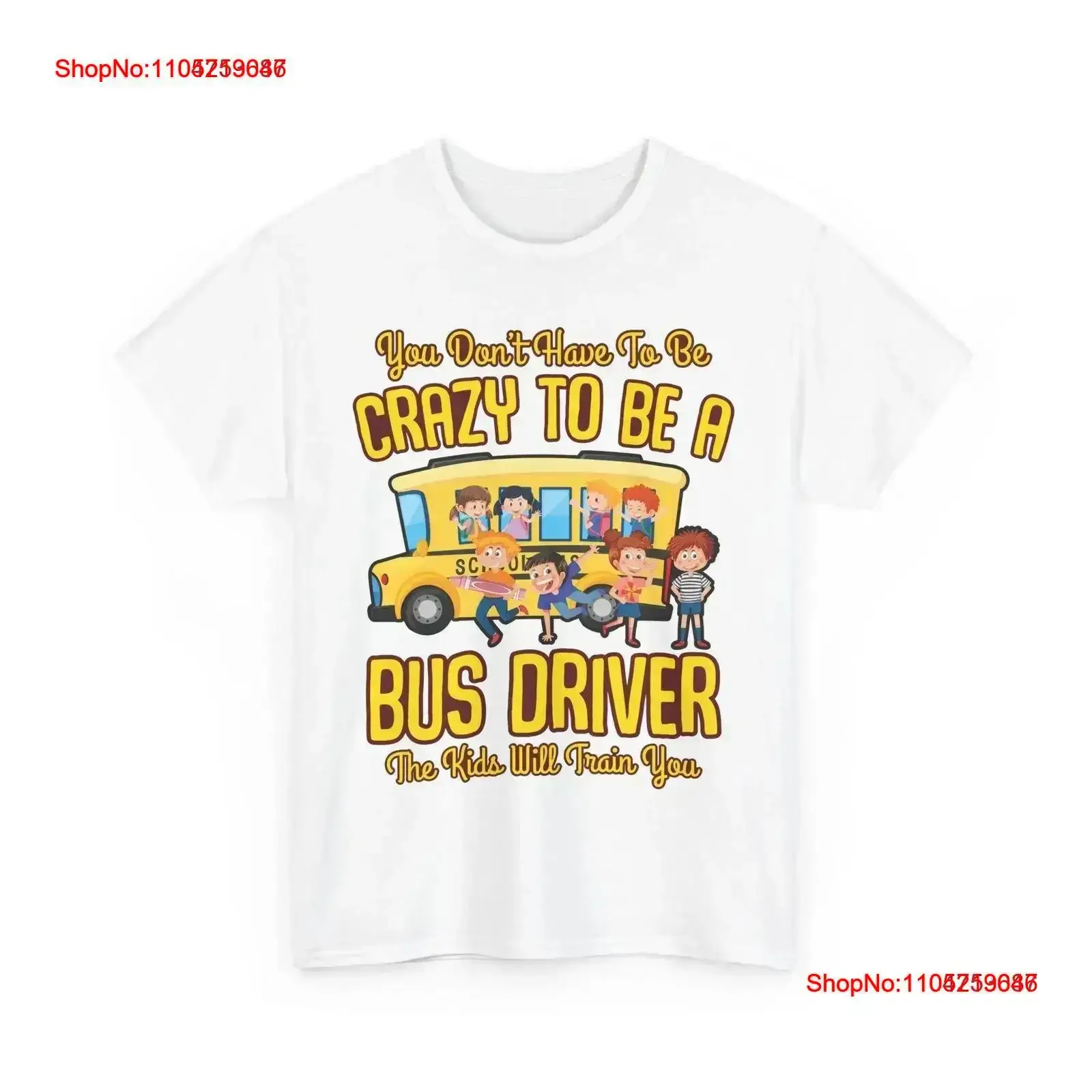 Funny Bus Driver T Shirt for Drivers Crazy School vintage Washed homme fashion graphic Breathable Versatile Casual Soft