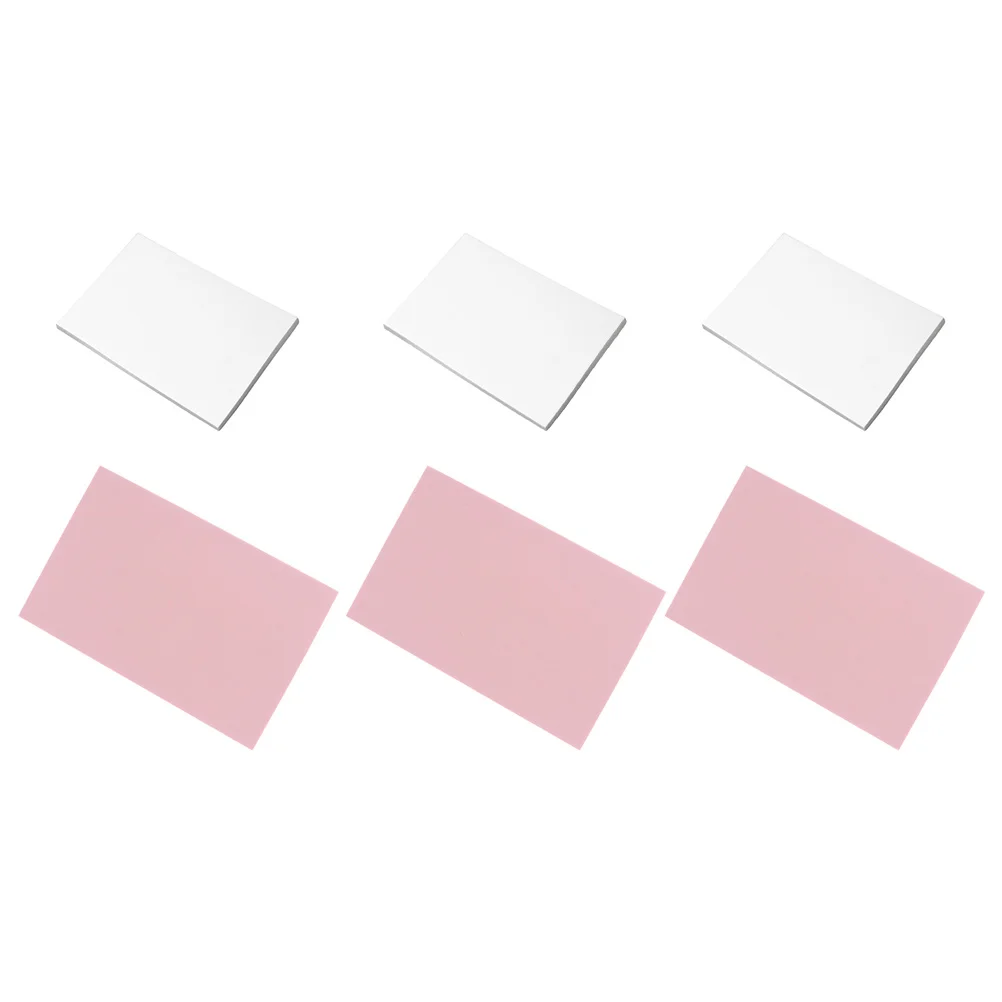 6Pcs Rubber Carving Blocks Durable Tpr Material Moderate Size Hand Carving Rubber Bricks DIY Stamp Craft Accessories