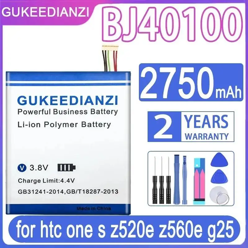 

Long Lasting BJ40100 2750mAh For Htc One s z520e z560e g25 High Capacity Mobile Phone Battery