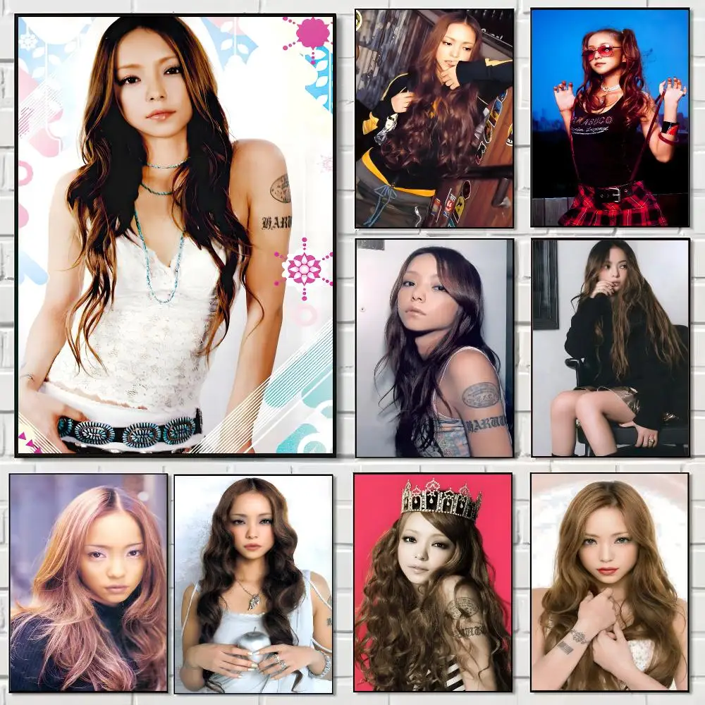 R&B Dance Pop N-Namie Amuro Poster Pegatina artistica HD autoadhesiva impermeable para salon dormitorio