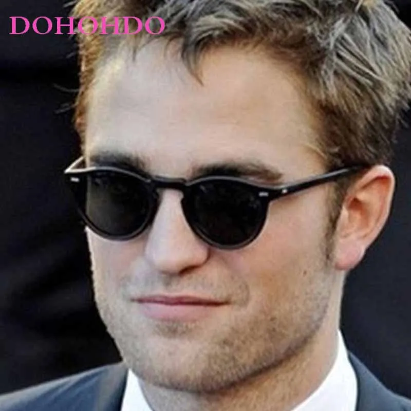 

Fashion Retro Rivets Decorate Small Round Frame Women Sunglasses Brand Designer Driving Shades Fishing Sunglasses Men UV400 Очки