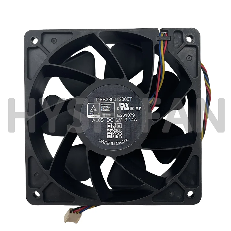 

12038 12cm DFB380012000T AL0S 12V 3.14A Violent Heat Dissipation Fan