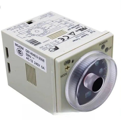 Relé de retardo de tiempo MS4SM-AP, temporizador multimodo