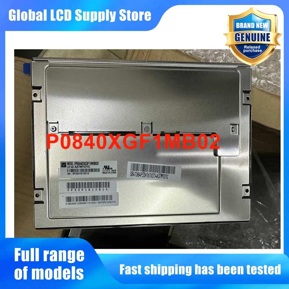 P0840XGF1MB02 8.4 Inch LCD Display Screen Panel Original for New 100% Tested