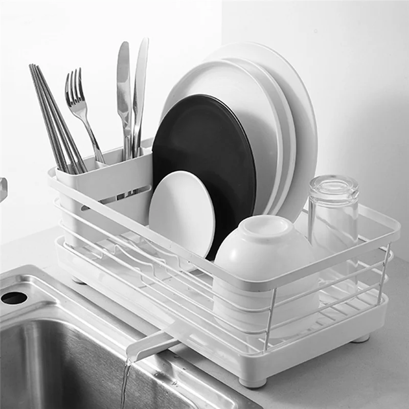 

Kitchen Drain Rack Dish Sink Basket Storage Rack Easy to Clean(Small)