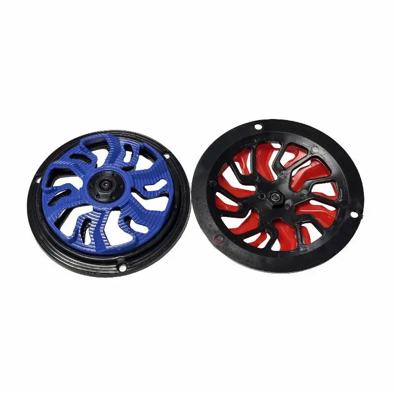 Universal Motorcycle Rotating Fan Cover Smooth Edge Plastic Spinner Radiator No Scratch for Daily Street Bike Usage
