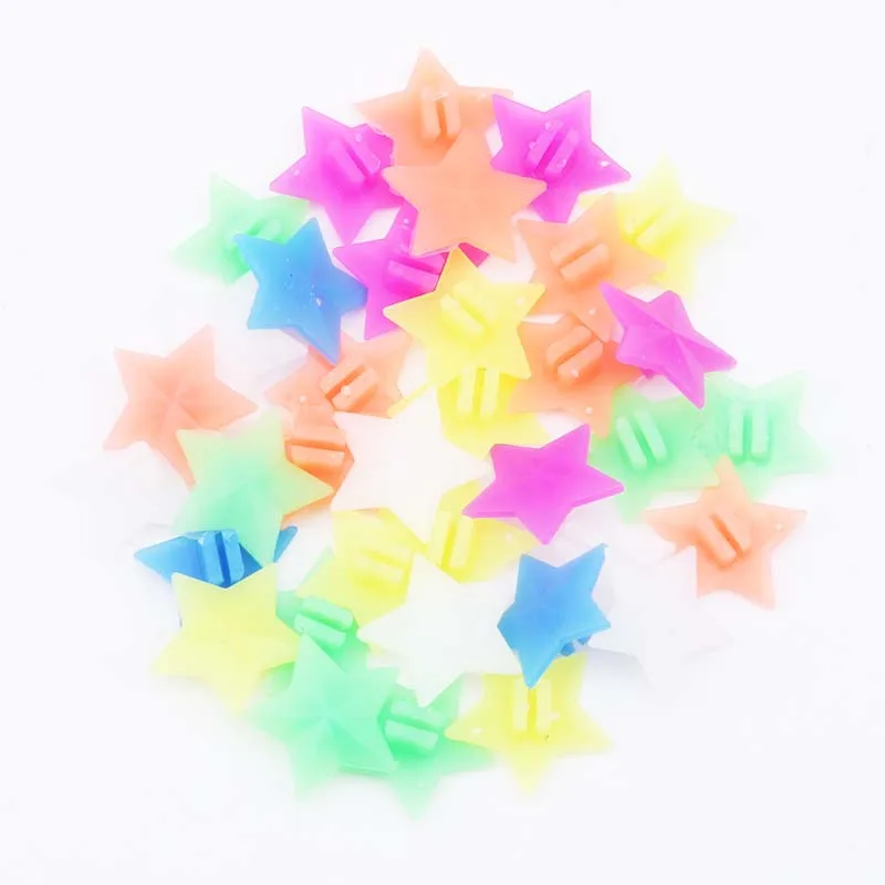 26/36Pcs Colorful Safety Kids Clip Bicycle Round Multi-Color Love Heart Stars Wheel Bike Accessories Decoration Bead Spoke Beads