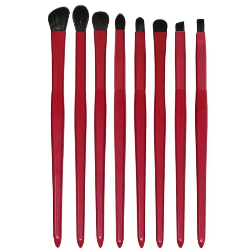 8Pcs 아이 메이크업 브러쉬 세트 파운데이션 화장품 브러쉬 컨실러 눈썹 아이 라이너 메이크업 브러쉬