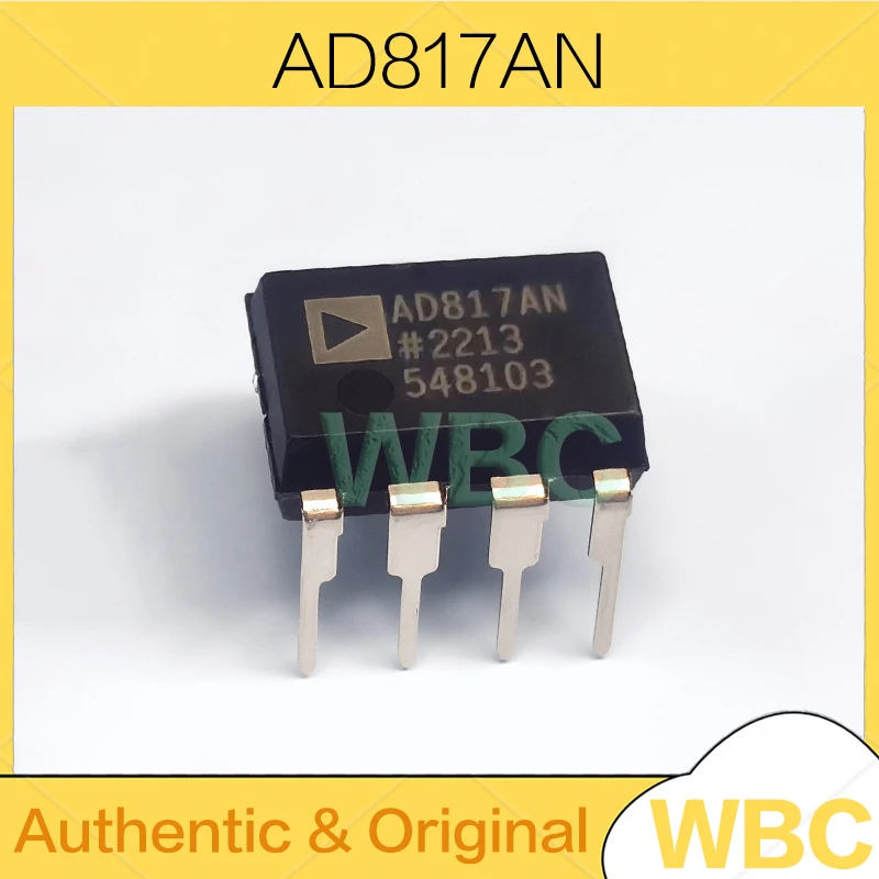 5Pcs/Lot AD817AN 817AN AD817 DIP8 High-speed operational amplifier new original