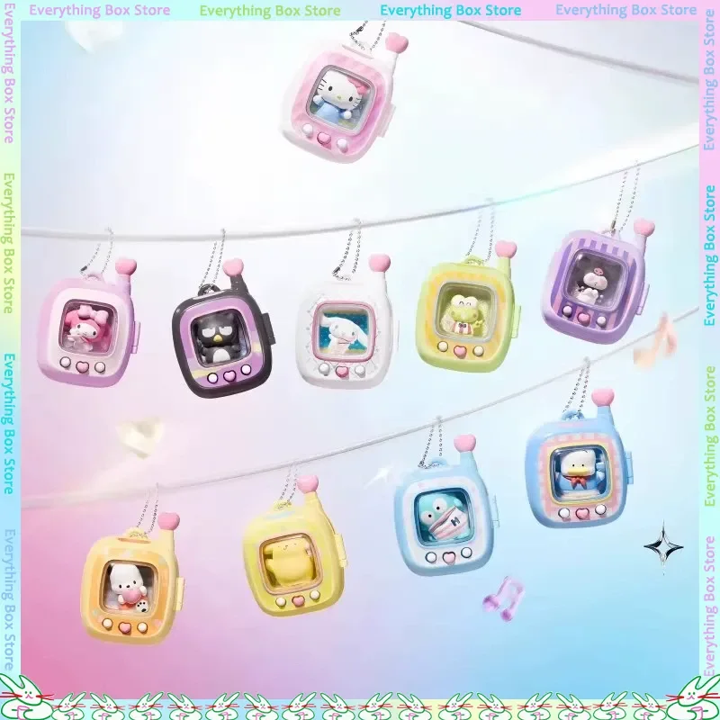 

Stock New Genuine Pocket Elf Series Blind Box Toys Hangyodon Kuromi Figures Backpack Luminous Pendant Decoration Gift