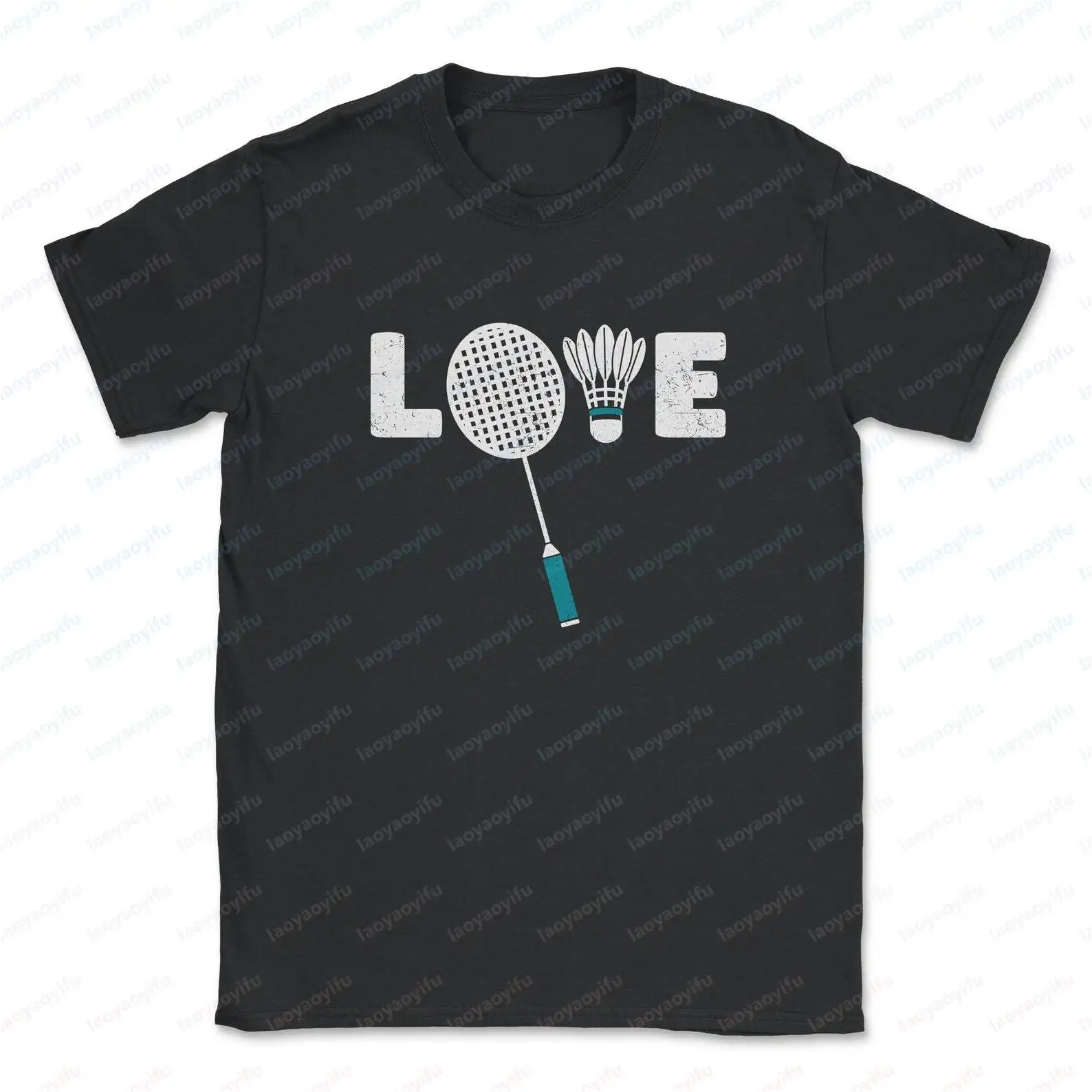 Love Badminton Graphic Design Printed T-shirt Casual Fashion Loose Harajuku Man Women Sports Tshirt Summer Cotton Clothing