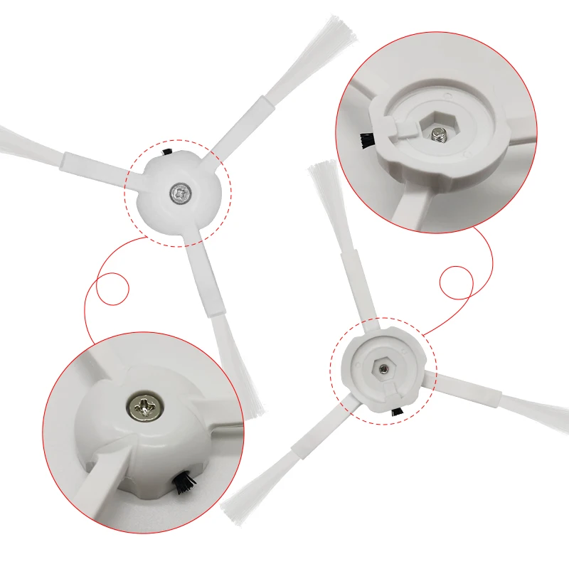 HEPA Filter + Side Brush + Main Brush for Xiaomi Mi Robot Vacuum Cleaner Parts Accessories Roborock S50 S51 SDJQR01RR SDJQR02RR