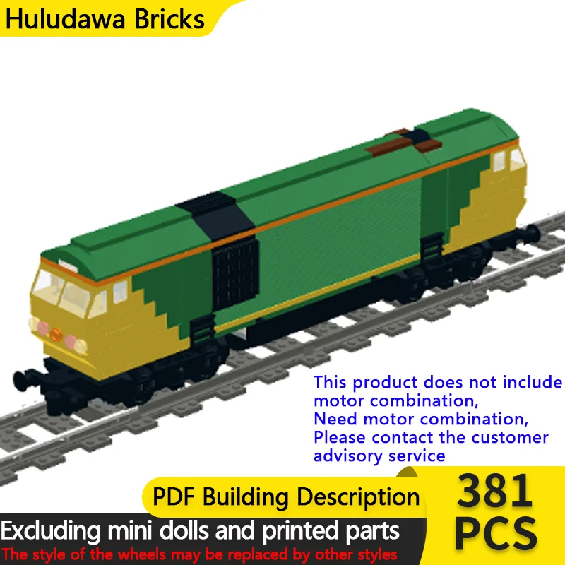 City Car Model MOC Building Bricks Railway Class 66 Freightliner Modular Technology Children Holiday Gifts Assemble Toys Suit