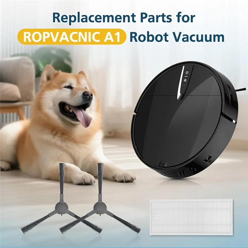 A83G-ชุดอุปกรณ์เสริม Forropvacnic A1 S1,Fortipdiy G90,Forvipsun Z1 หุ่นยนต์สูญญากาศแปรงด้านข้างตัวกรอง Hepa