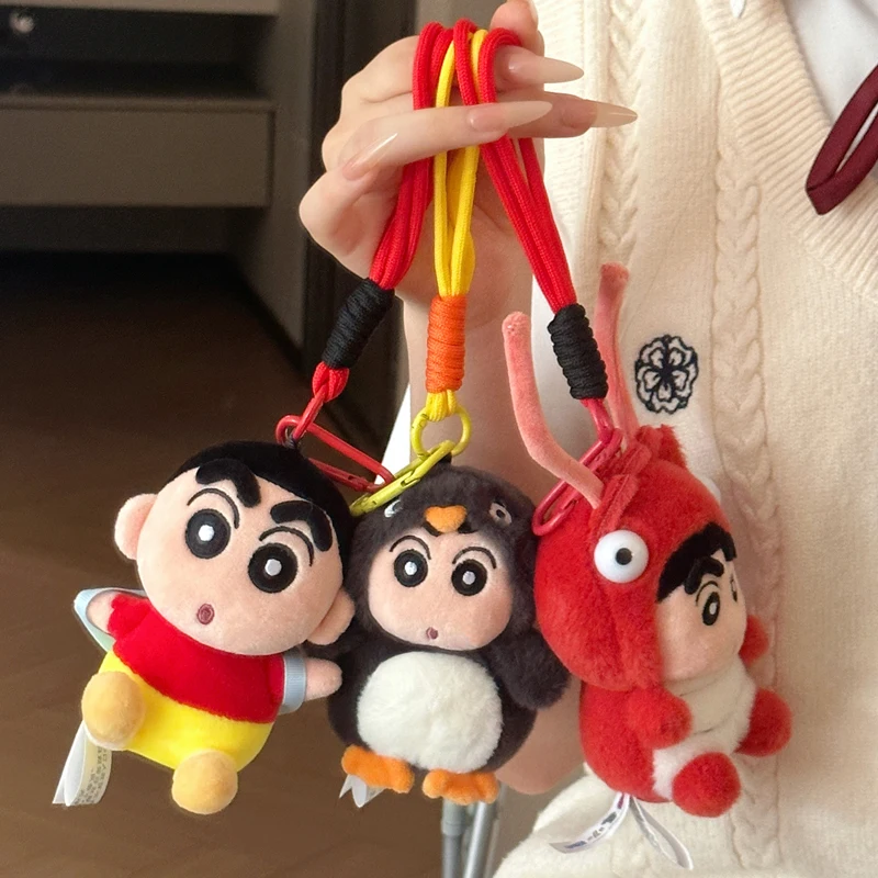 Originele Crayon Shin-chan Knuffels Leuke Gevulde Anime Shin Chan Draai in Waniyama Bee Turtle Pop Rugzak Hanger Geschenken
