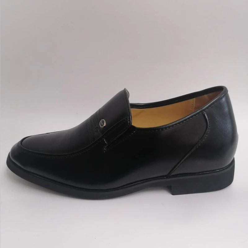 Increased 6cm Formal Shoes Hidden Heel Men Wedding Oxfords Heighten Tall Dress Leather Footwear