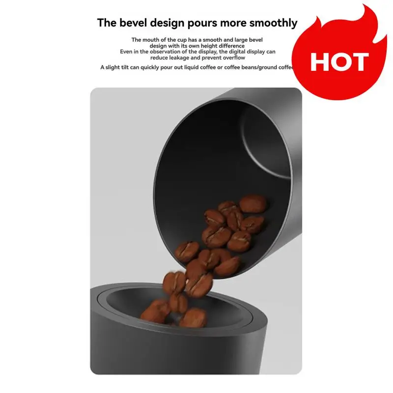 A01V-Electronic Coffee Scale กันน้ําถ้วยชั่งน้ําหนักสําหรับ Espresso,Pour-Over, กาแฟหยดกาแฟดิจิตอลขนาดยาถ้วย