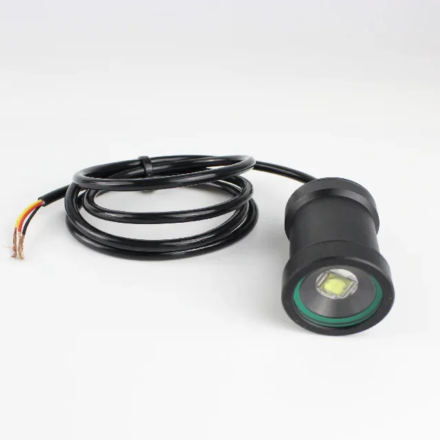 Factory direct price affordable 500M depth 2000 lumen diving light rov underwater light