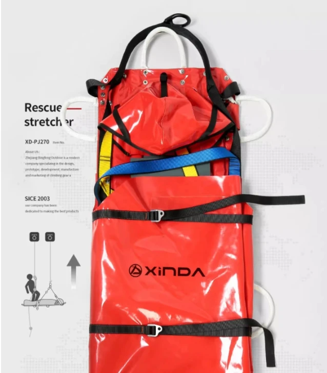 XInda Outdoor Rescue Stretcher Mountaineering Climbing High altitude Fire Rescue Multi functional Stretcher Safety Equipment