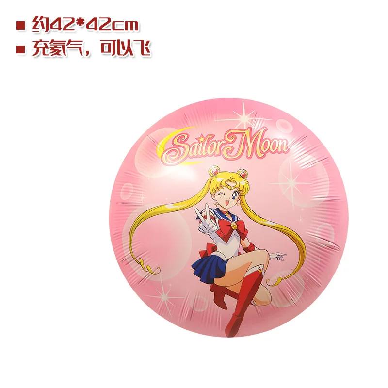Cute Sailors Moon Girl Birthday Party Decoration Baby Shower Number Balloons Set Cartoon Stars Ballons Kids Party Supplies - view 6