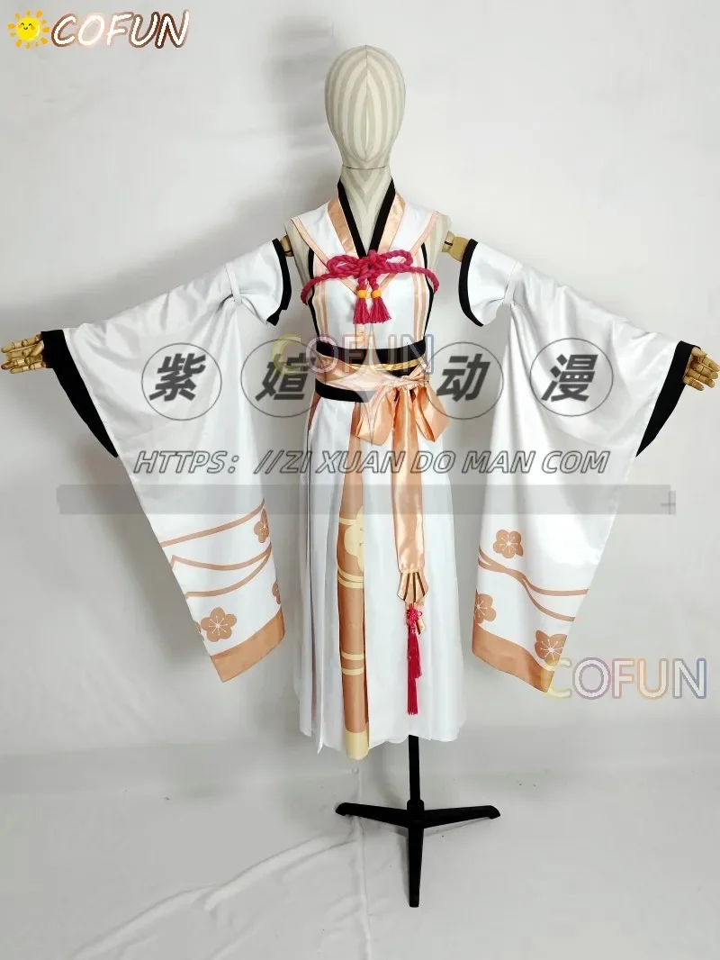 COFUN [Customized] Blue Archive Kuwakami Kaho Cosplay Costume Game Suit Kimono Hanfu Halloween Carnival Party Outfit Women