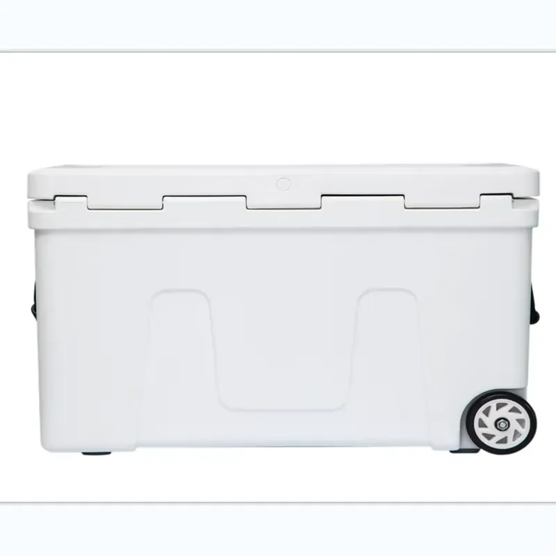 60L Insulated Rotomolding Cooler Box - PE Plastic Ice Chest for Hunting, Fishing & Food Storage