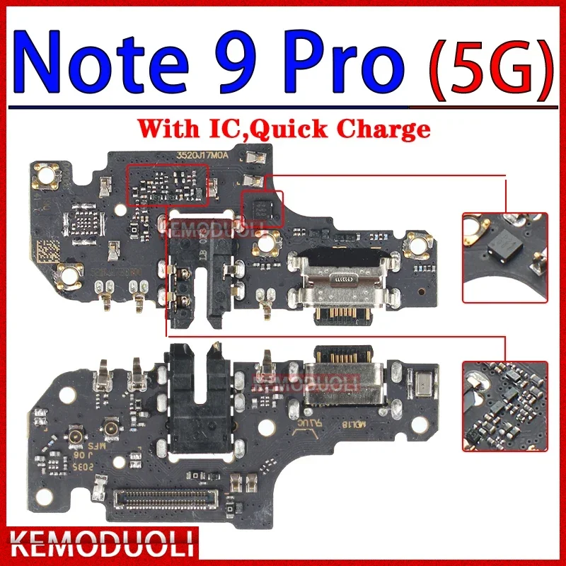 Usb Dock Charger Connector Flex for Xiaomi Redmi Note 7 7A  7S 8 8A 8T 9 9T 9S Pro 4G 5G Charging Board Flex Ports