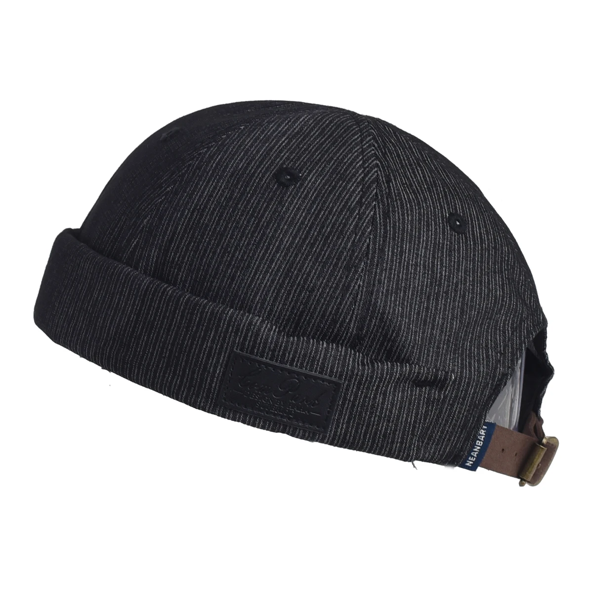 Männer Frauen Dome Melone Skullies Beanie Cap Mode Vintage Brimless Vermieter Hut Street Hip Hop Docker Caps Unisex Skullcaps – Detail 7