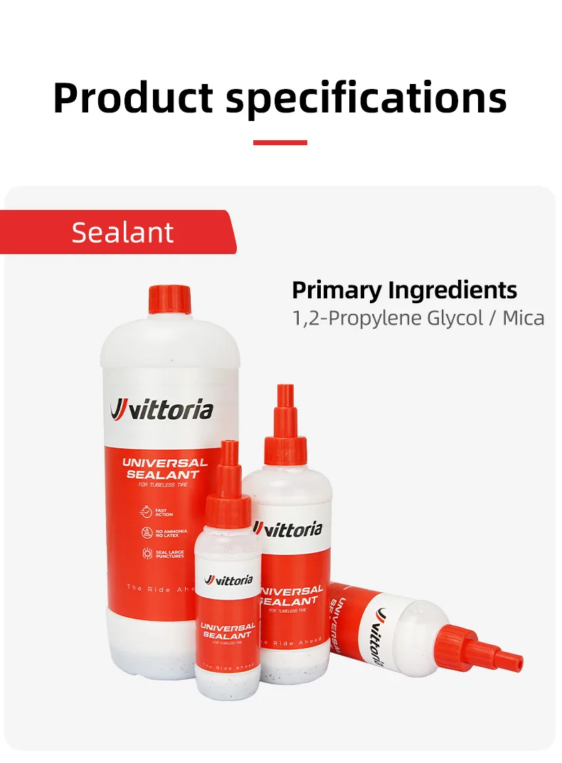 Vittoria Universal Tubeless Reifenversiegelung Fahrrad-Reifenreparaturflüssigkeit Schneller Schutz Langzeit-Reparaturflüssigkeit – Detail 3