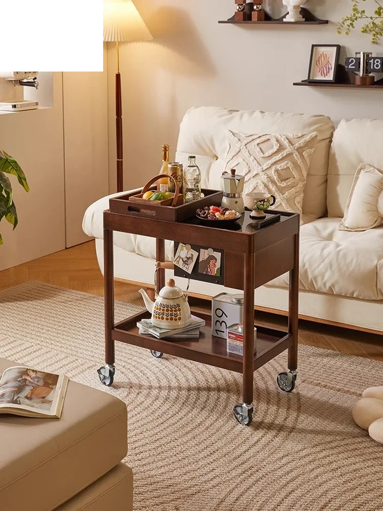 

%*l forNordic solid wood edge few living room removable coffee table small table sofa side cabinet