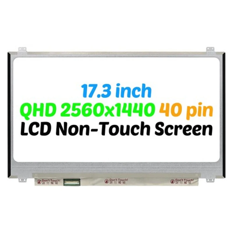 

A++17.3" Screen for Dell Alienware 17 R4 LCD Display 40 pin QHD 2560*1440 Non-Touch