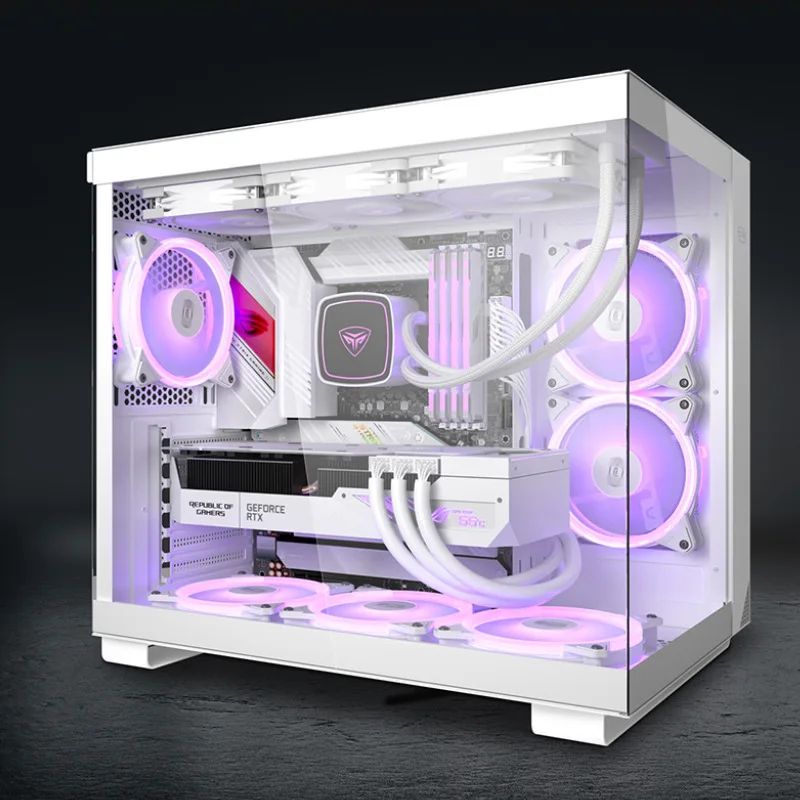 

C3T500 sea view room ATX chassis side through support back plug main board 360 water cooling