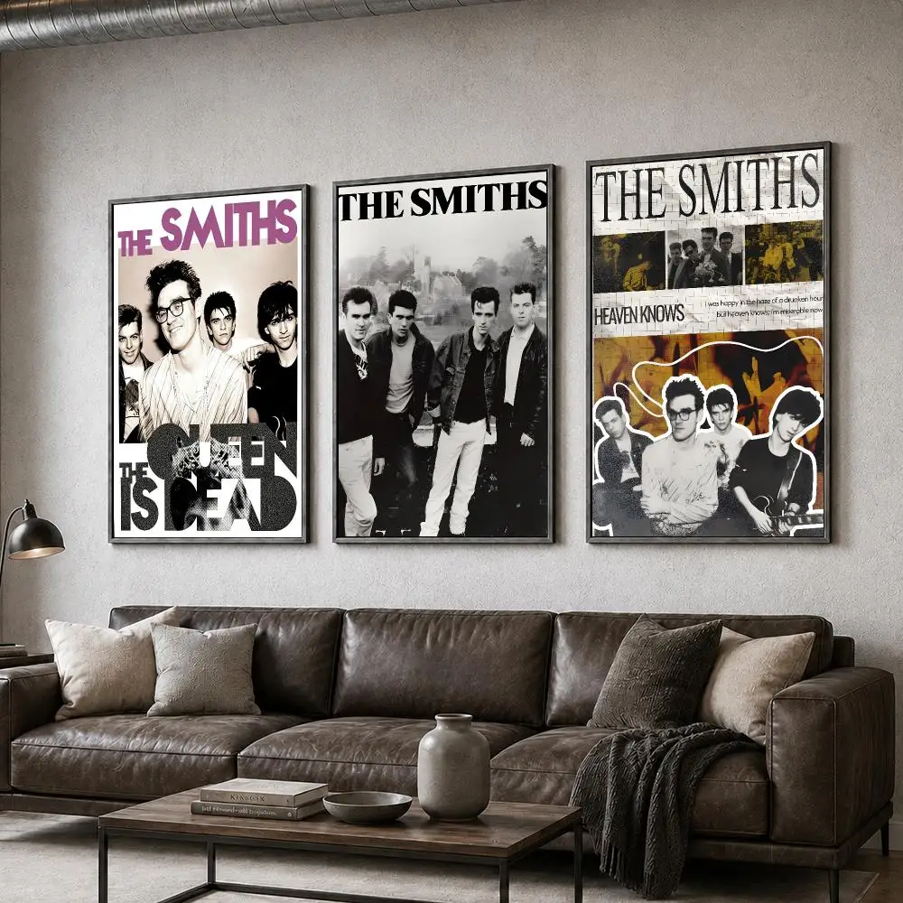 Music Smiths Alternative Rock Band Poster  PP Self Adhesive Home Garage Dorm Bar Wall Decor Aesthetic Retro Gift