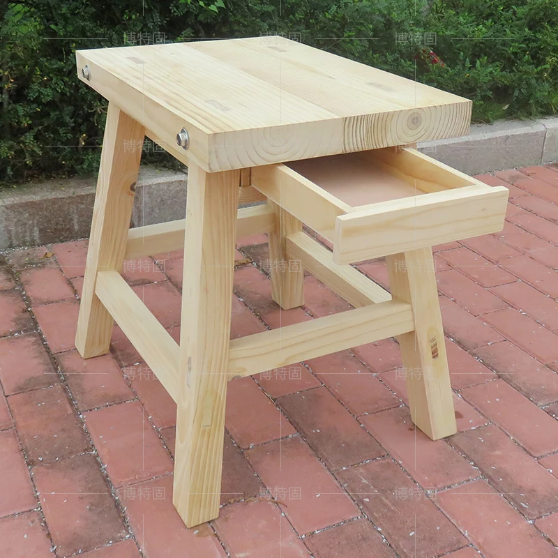 Solid wood drilling machine chair drilling machine base grinding and tapping machine small workbench