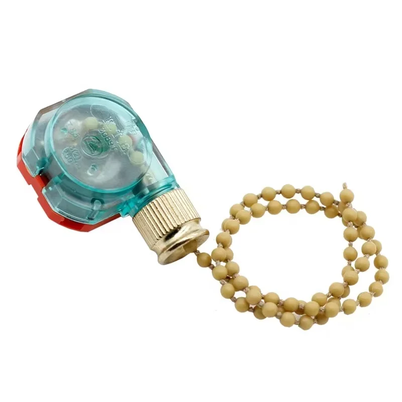 3089TR Green 3A 250VAC 6A 125VAC Ceiling Fan Light Pull Chain  on off  Switch for Fan Light
