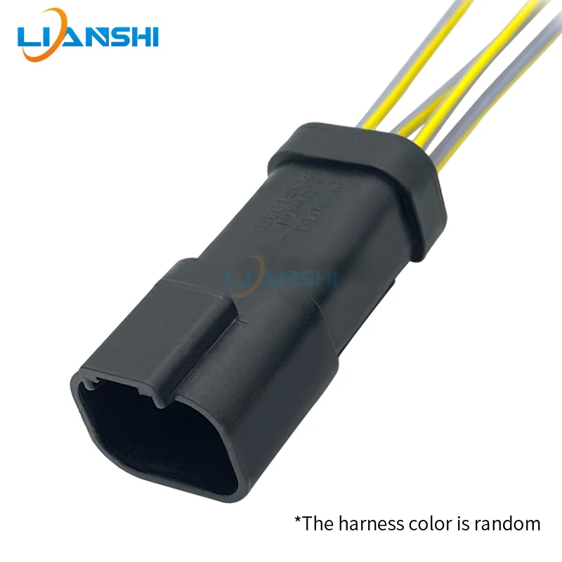 Automotive wire harness waterproof connector 4p wire DT04-4P DT06-4S-E005 Suitable for construction machinery excavator plugc