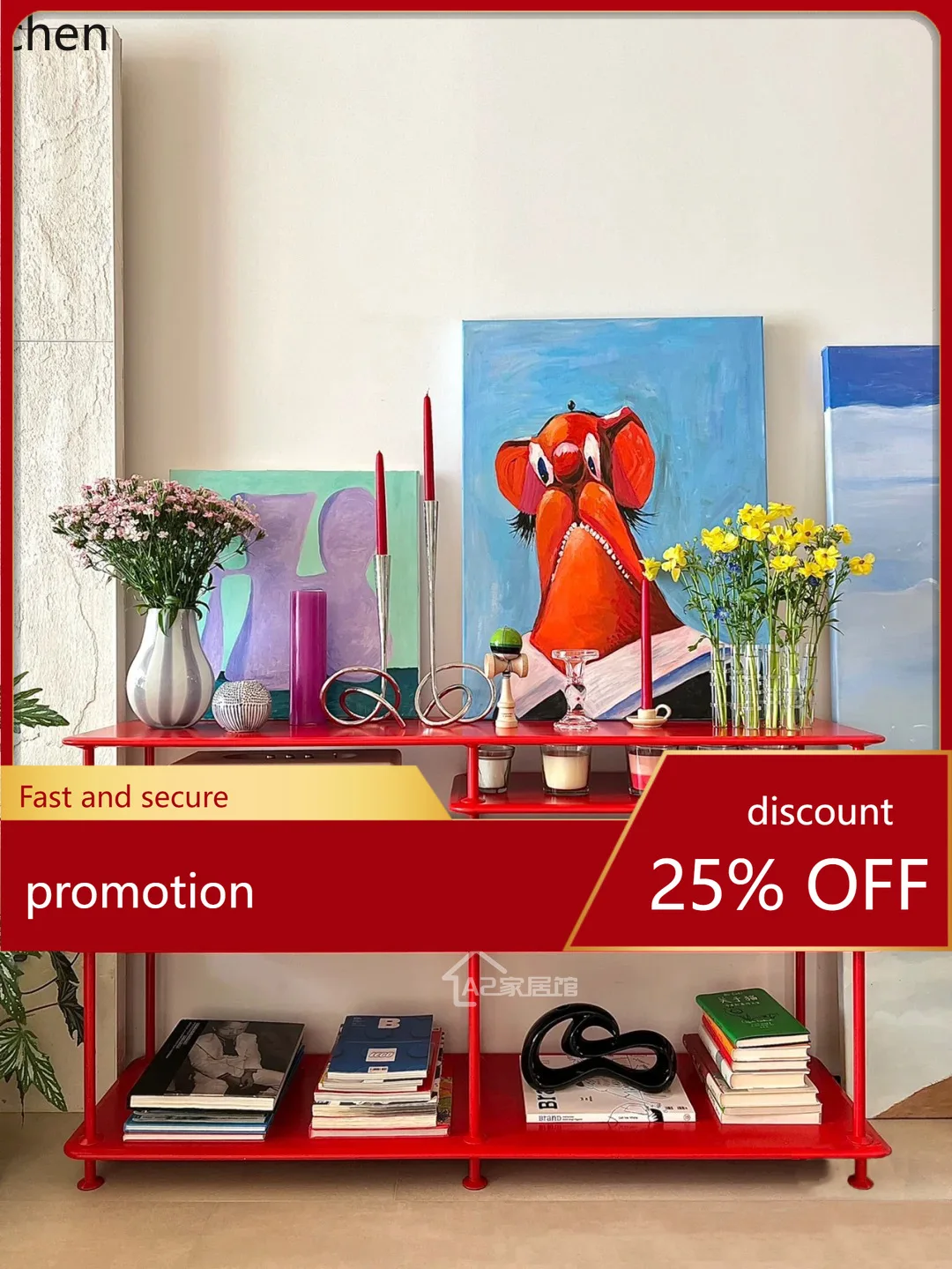 

Напольный стеллаж для небольшой квартиры CZ, винтажная книжная полка, многоярусный стеллаж для хранения