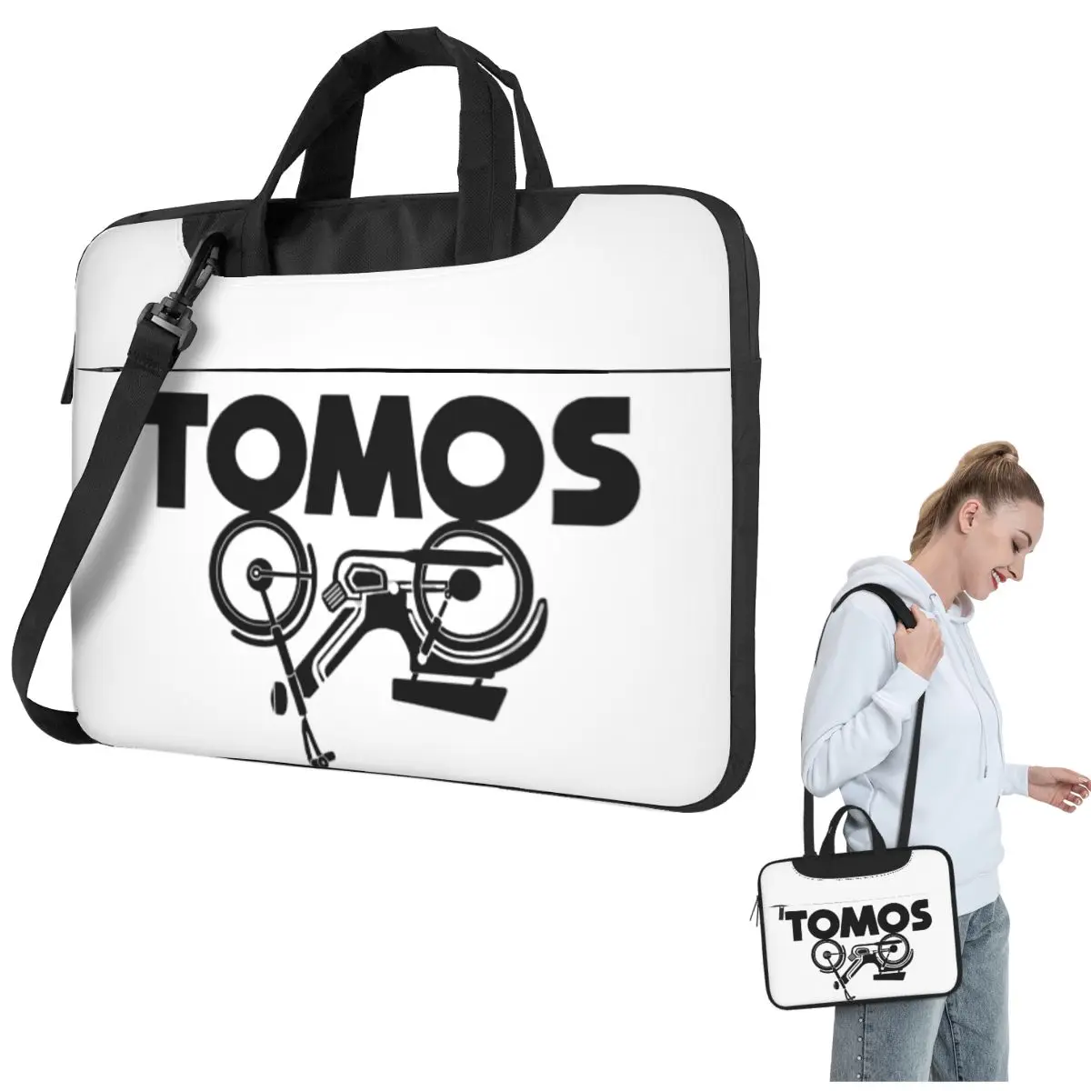 

Tomos Moped Crossbody Laptop Bag Case Computer Bag Resistant Protective Notebook Pouch for Lenovo