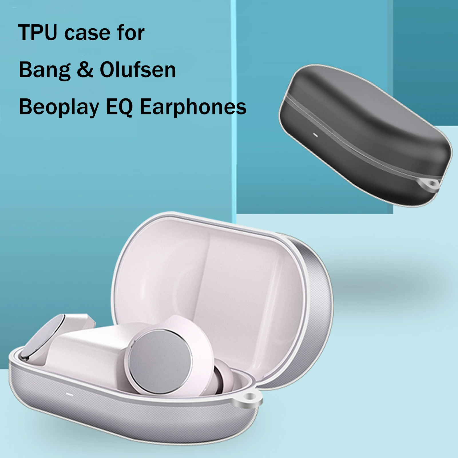 Earphone Protective Case Cover For B&O Beoplay-EQ Soft TPU Wireless Blue Tooth Headphone Anti-fall Protector For Beoplay EQ