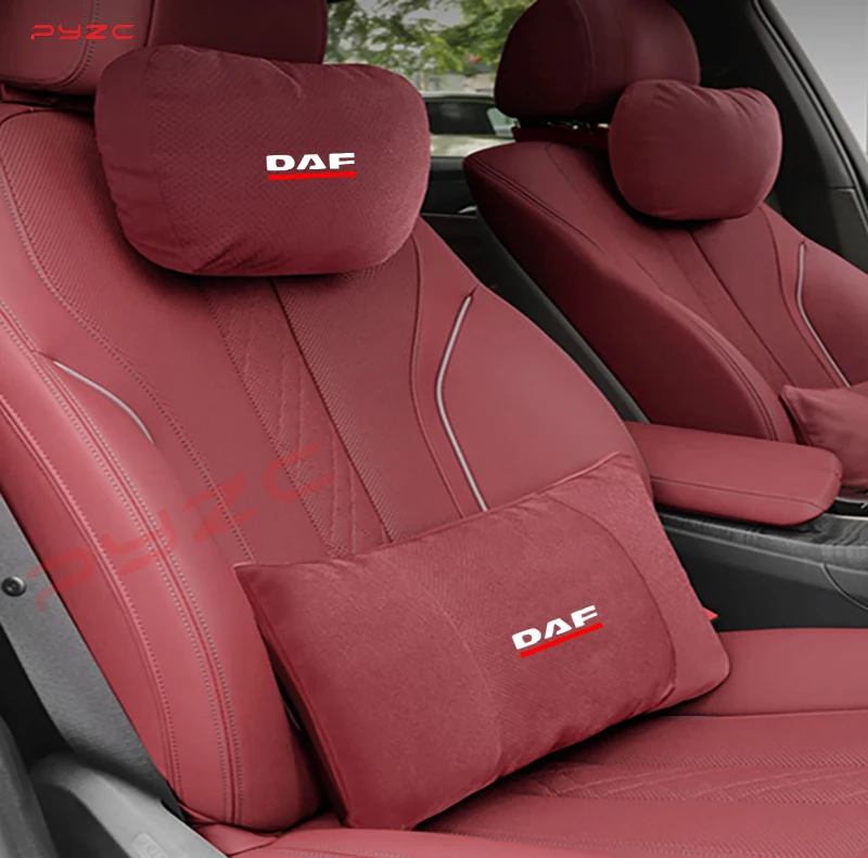 Мягкая подушка для шеи для подголовника автомобиля, дышащая подушка для шеи для DAF XF 95 105 CF LF VAN, автомобильные аксессуары