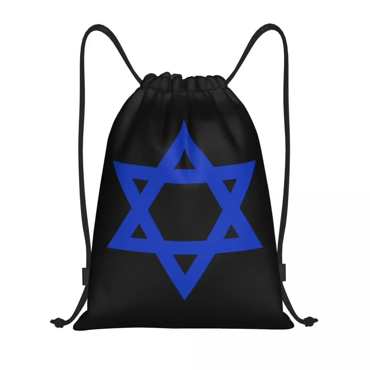 Star Of David Israel Flag Drawstring Backpack Bags Men Women Lightweight Israeli Pride Gym Sports Sackpack Sacks for Shopping