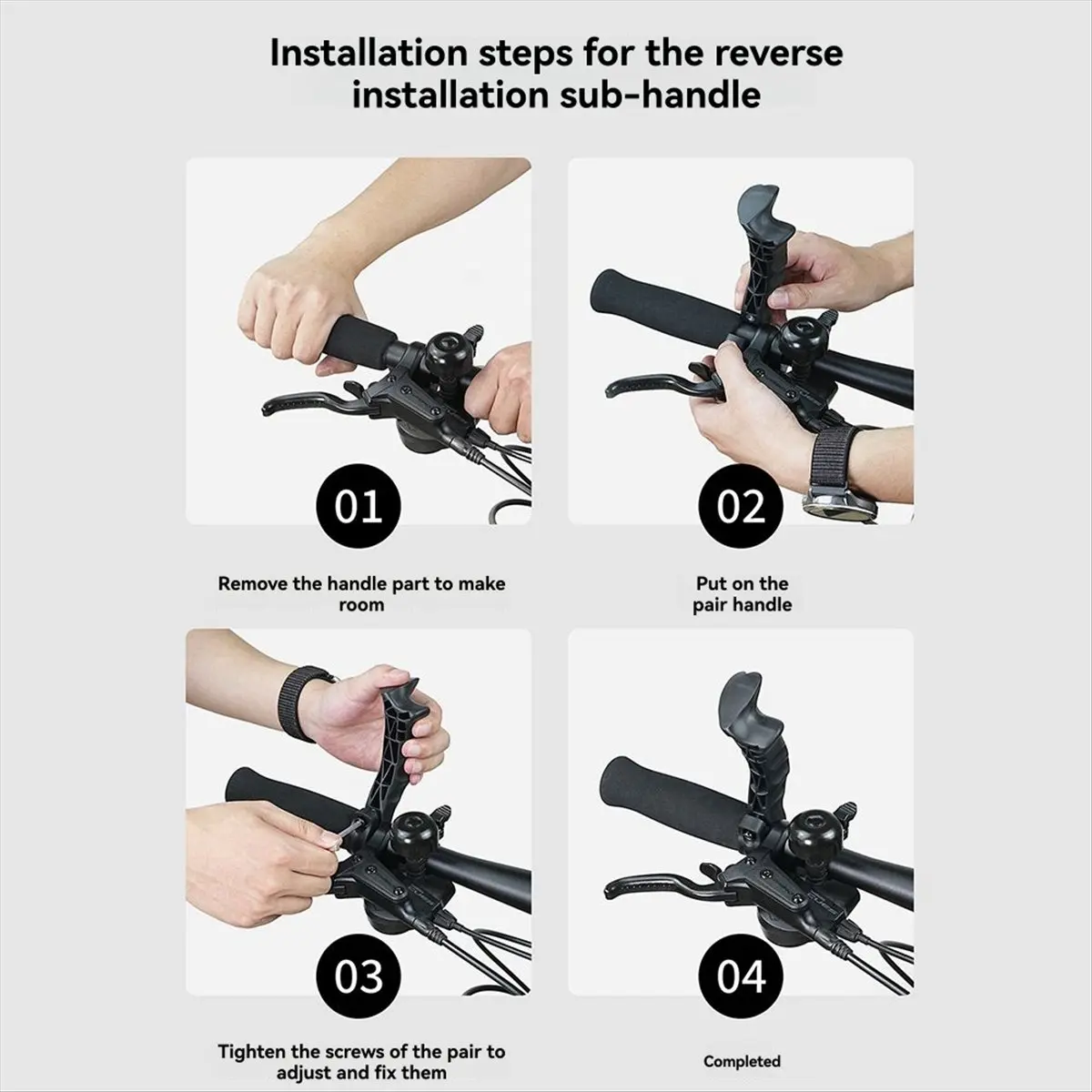 [Saleout]Bicycle Handlebar Extender Bars Ends Ergonomic Design Bicycle Rest Handlebars Cycling Fatigue Relief Cycling Parts