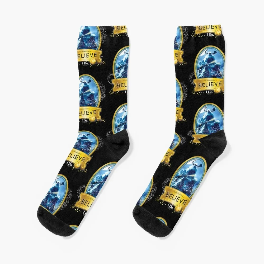 

True Believer In Santa Socks anime luxe loose anti-slip Man Socks Women's