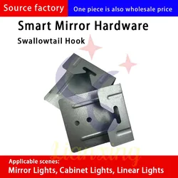 A pair of hooks OEM metal fabrication sheet metal bending bracket metal mirror brackets aluminum mirror parts