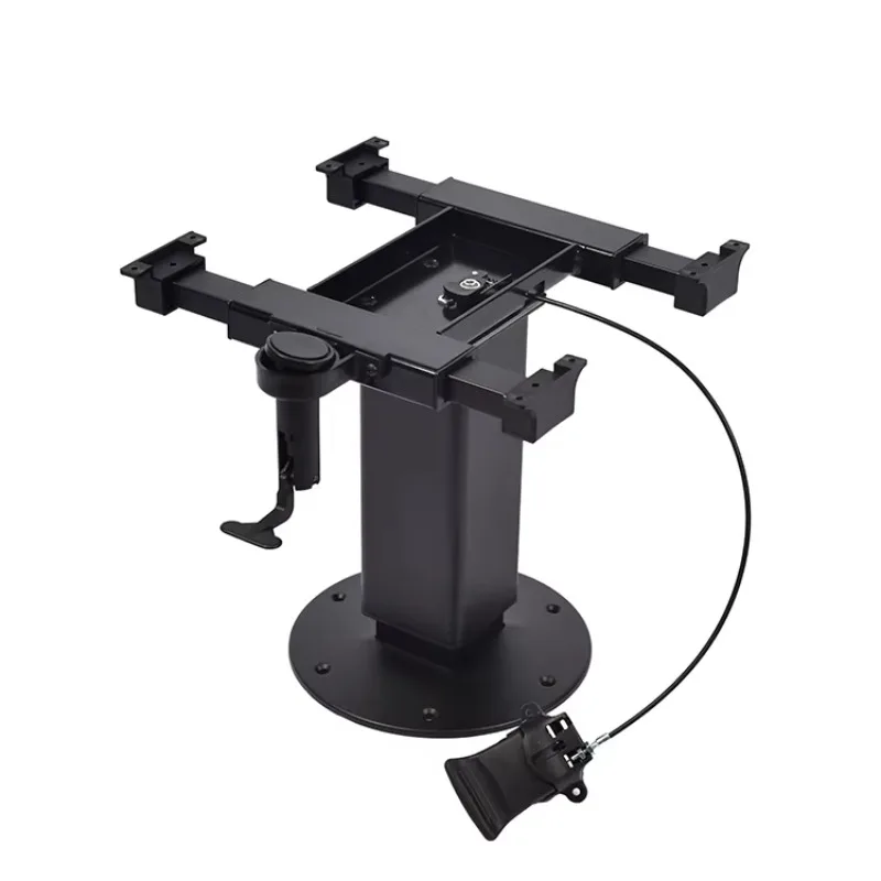 رائجة البيع RV63004 تلسكوبي سبائك الألومنيوم والصلب RV الأسود الجدول الساق شاحنة التخييم جزء الجسم مع 2-Way انزلاق