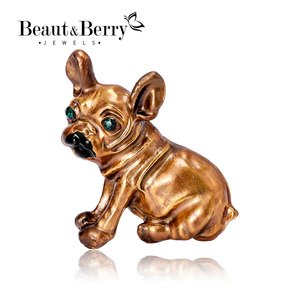 Beaut&Berry Women's Cute Humorous Dog Brooches Unisex Animal Pins Office Party Casual Accessories Gifts