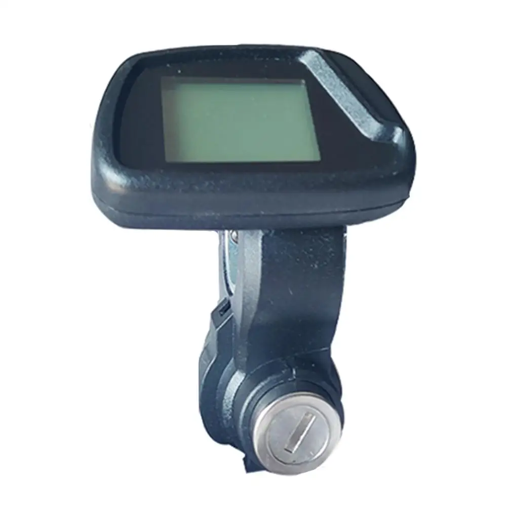 

36-72V Speed Display For E-Bike And Scooter 36/48/60/72V LCD Speed Display 170cm Cable With Key Lock For E-Bike And Scooter