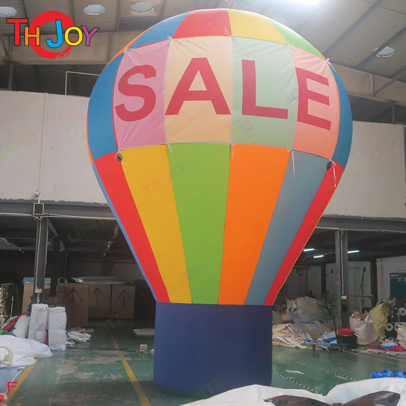 6m/20ft or 8m/26ft custom Rainbow inflatable ground balloon for exhibition/giant inflatable ground balloon